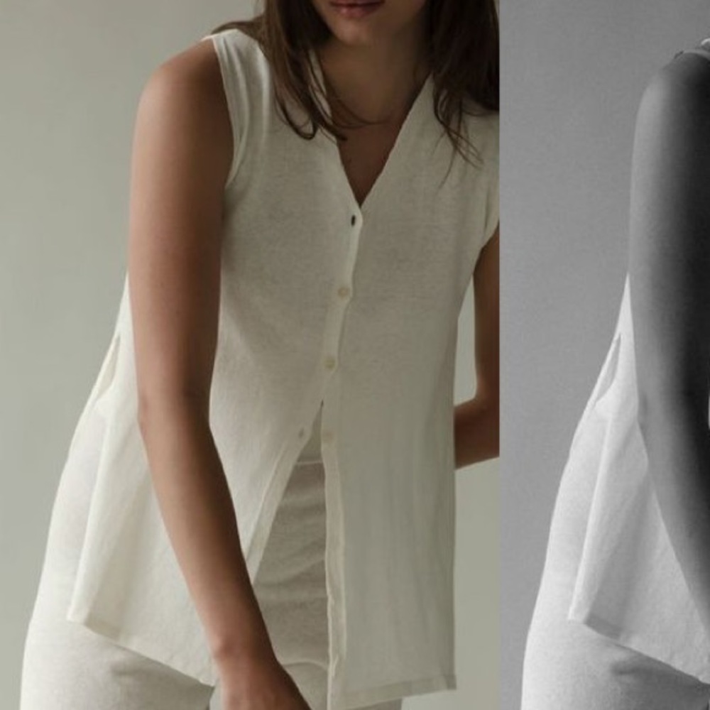 ISO James Street Co Gauze Tank Tunic
